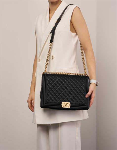 chanel boy bag vertical|chanel boy bag second hand.